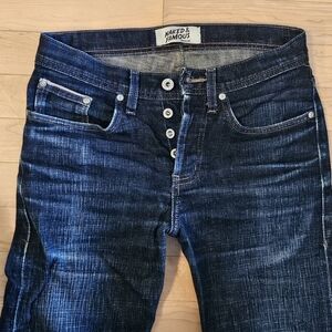 Naked and Famous slub stretch weird guy jeans
